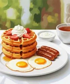 Breakfast Time Paint By Numbers