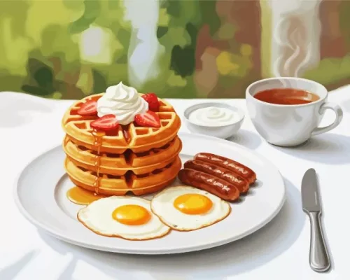 Breakfast Time Paint By Numbers 