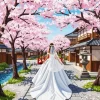 Bride In Kyoto Paint By Numbers