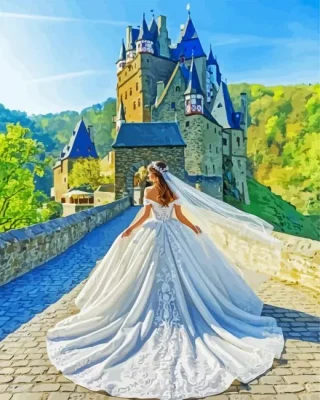 Eltz Castle Bride Paint By Numbers 