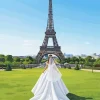 Bride In Paris Paint By Numbers