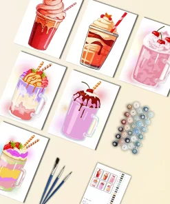 Creamy Rush Mini Paint By Numbers