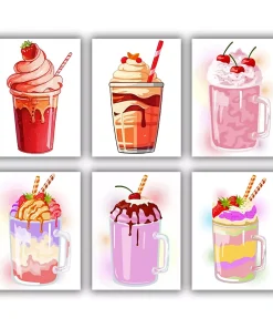 Creamy Rush Mini Paint By Numbers