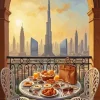 Dubai Breakfast Paint By Numbers