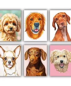 Loyal Companions mini paint by numbers