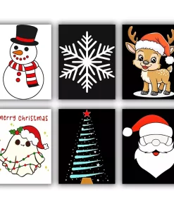 Merry Christmas Mini Paint By Numbers