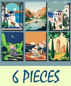 Mini Paint By Numbers Kits