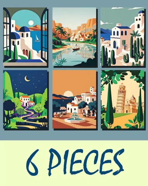 Mini Paint By Numbers Kits