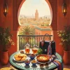 Moroccan Breakfast Paint By Numbers