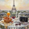 Breakfast In Paris Paint By Numbers