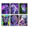 Purple Tiger Mini paint by numbers