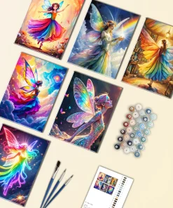 Rainbow Fairy Mini Paint By Numbers