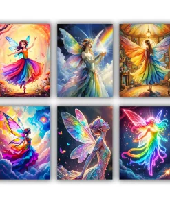 Rainbow Fairy Mini Paint By Numbers