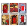 Red door mini paint by numbers