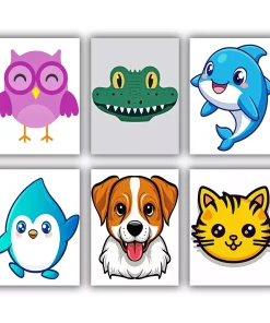 Smiling Friends Mini Paint By Numbers