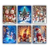 Snowman Family Mini Paint By Numbers