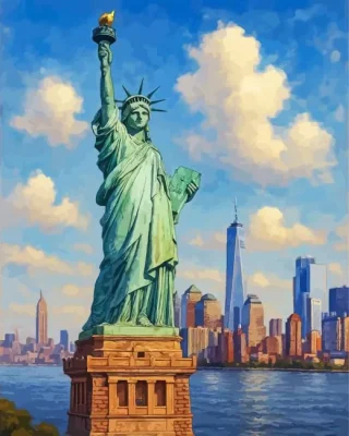 Statue Of Liberty Paint By Numbers 