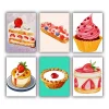 Sweet Cakes Mini Paint By Numbers