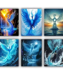 The water phoenix Mini Paint By Numbers