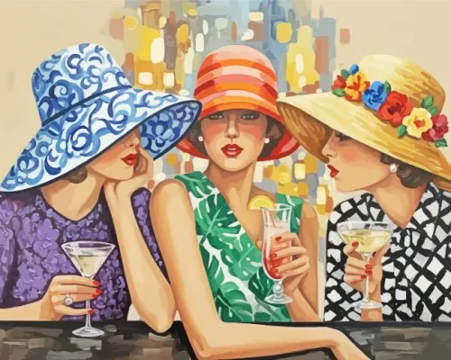 Cool Deco Ladies Paint By Numbers 