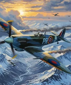 Aesthetic Spitfire Art Paint By Numbers
