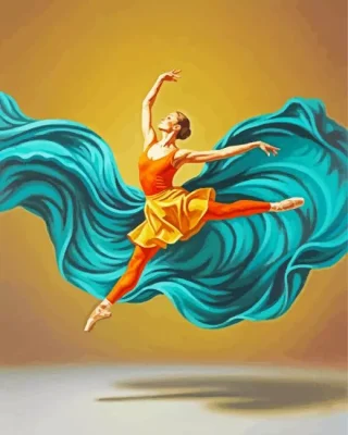 Ballerina Girl Paint By Numbers 