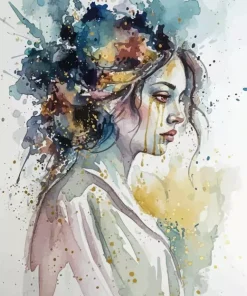 Crying Golden Tears Paint By Numbers