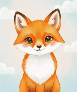 Cute Fox Paint By Numbers