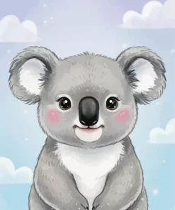 Cute Koala Paint By Numbers