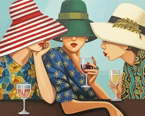 Deco Ladies Paint By Numbers 