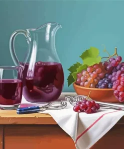 Grape Juice Paint By Numbers