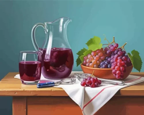 Grape Juice Paint By Numbers 