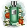 Green Perfume Flowers Paint By Numbers