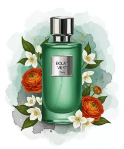 Green Perfume Flowers Paint By Numbers