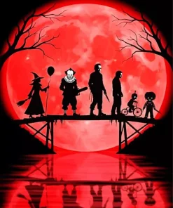 Halloween Friends Paint By Numbers