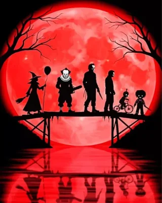 Halloween Friends Paint By Numbers