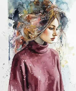 Lonely Girl Paint By Numbers