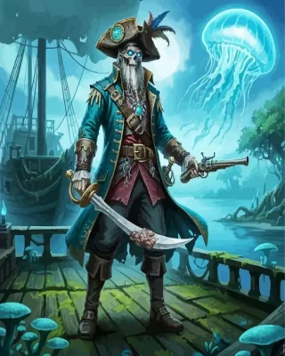 Old Skull Paint By Numbers 