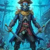 Pirate Skull Art Paint By Numbers