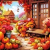 Pumpkins Harvest Paint By Numbers