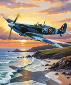 Spitfire Art Paint By Numbers