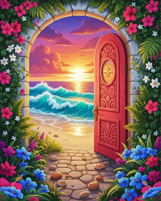 sunrise time paint by numbers Sunrise Time Paint By Numbers