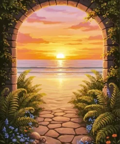 Sunset Time Paint By Numbers