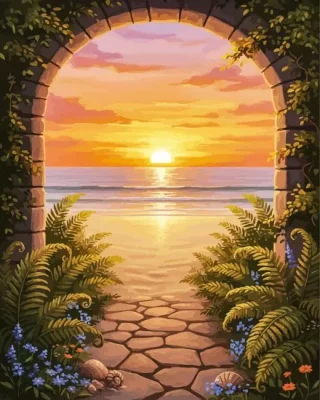 Sunset Time Paint By Numbers