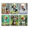 treeing walker mini paint by numbers