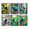 tropical toucan mini paint by numbers