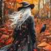 Witch Lady Paint By Numbers