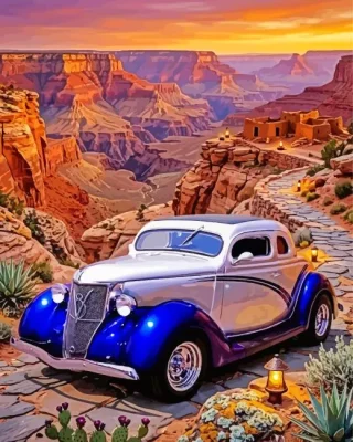 1936 Ford Sunset Paint By Numbers 
