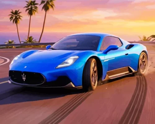 Blue MC 20 P Car Paint By Numbers