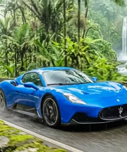 Blue MC 20 Paint By Numbers